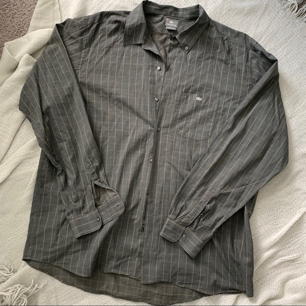 Lacoste 100% Cotton Button Down
